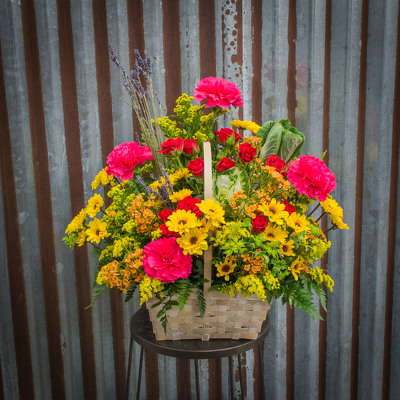 Basket Arrangement from Marion Flower Shop in Marion, OH